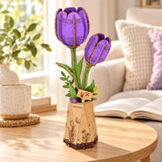 Playmore Rolife TW083 Purple Tulip en decoración de hogar