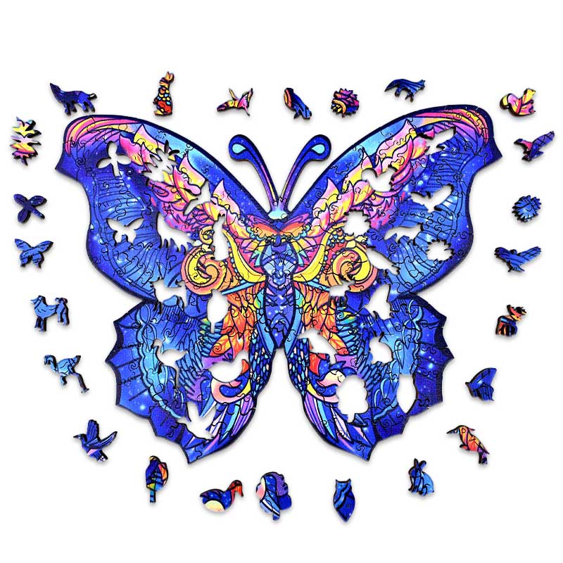 Rompecabeza de Madera Mariposa Playmore