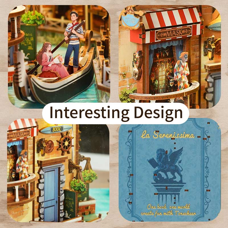 Venetian Dreams Booknook Tonecheer