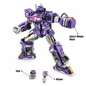 Playmore Maple MU YML059 Shockwave Transformers G1 mano arma restaurada HD