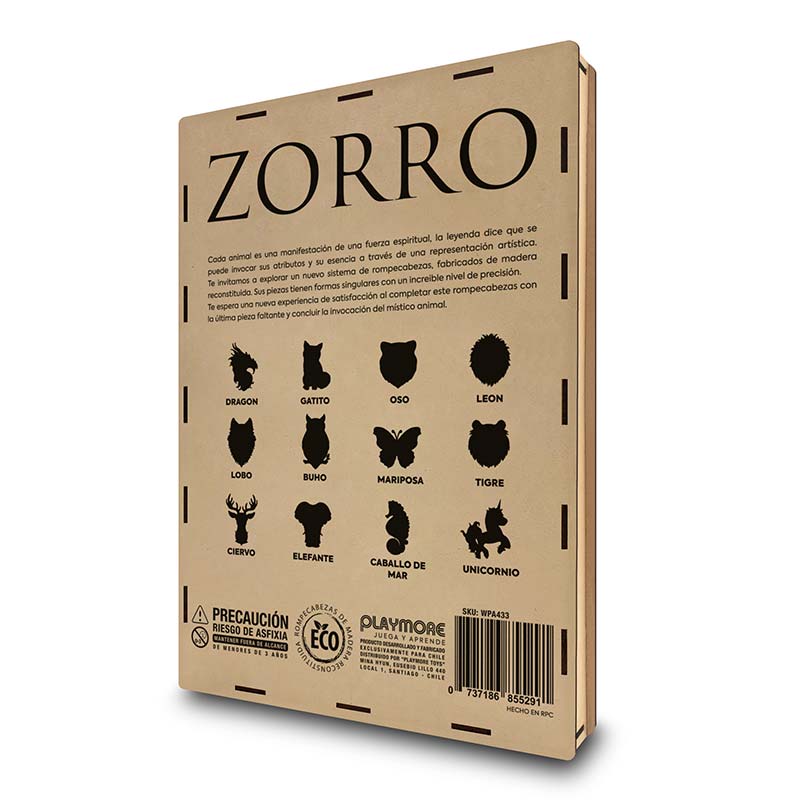 Rompecabeza de Madera Zorro Playmore