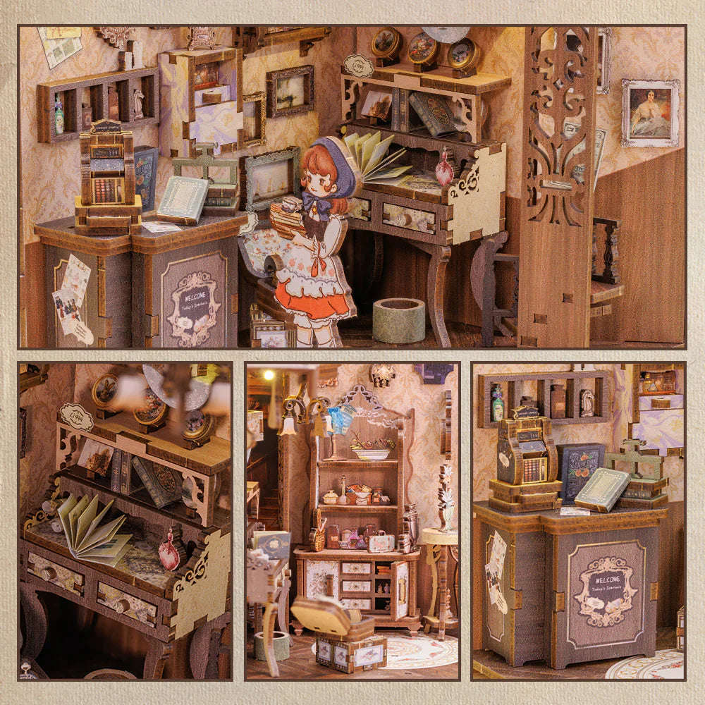 BookNook Grandfather's Antiques Store Separador de Libros CuteBee