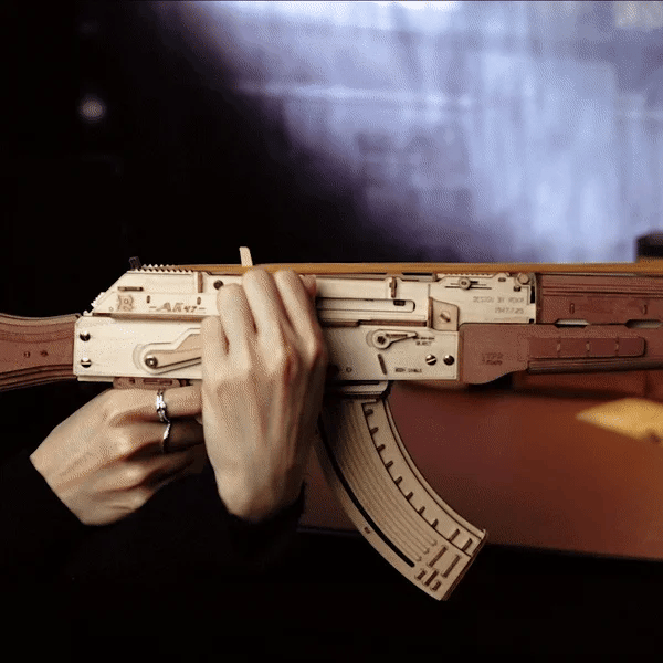 Rifle de madera AK47