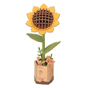 PREVENTA Girasol Sunflower Flor de Madera