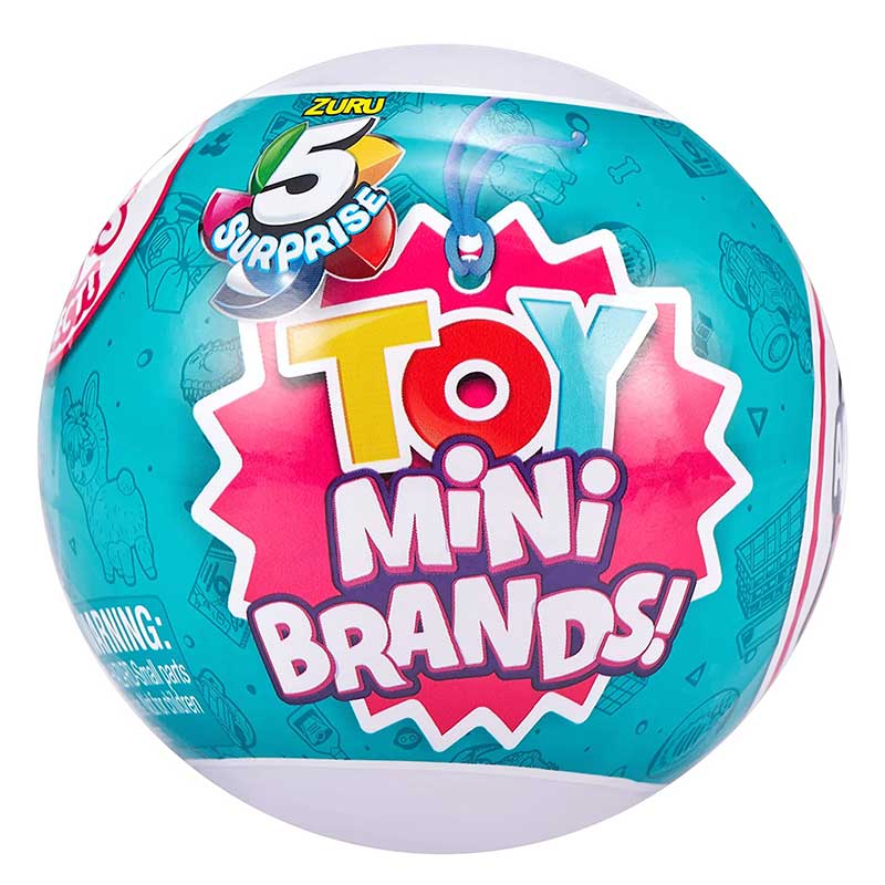 Mini Brands Toys Bola 5 Juguetes Sorpresas Serie 1