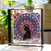 Black Church Cat TOI 23600: puzzle de gato negro y vitral a contraluz