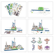 Baviera City Line Alemania Rompecabezas 3D Cubicfun