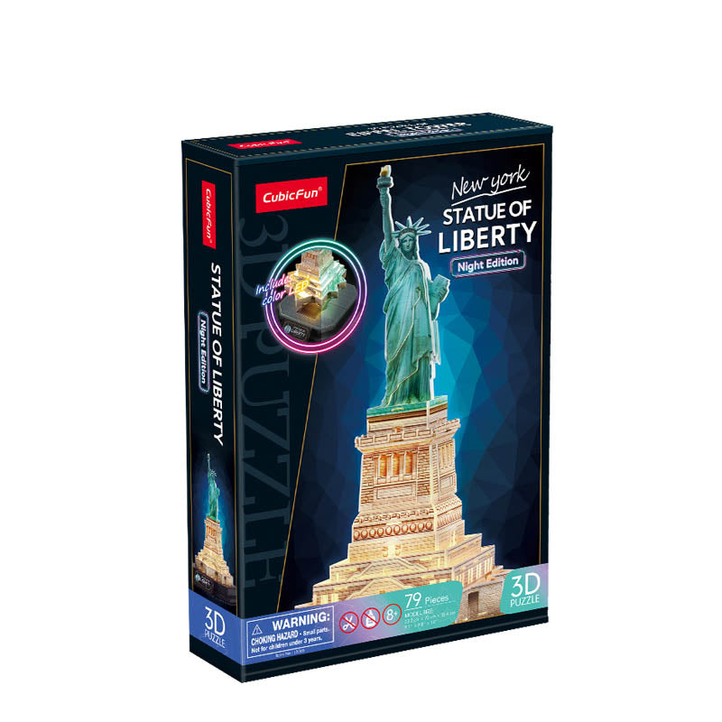 Estatua de la Libertad LED Night Edition Cubicfun