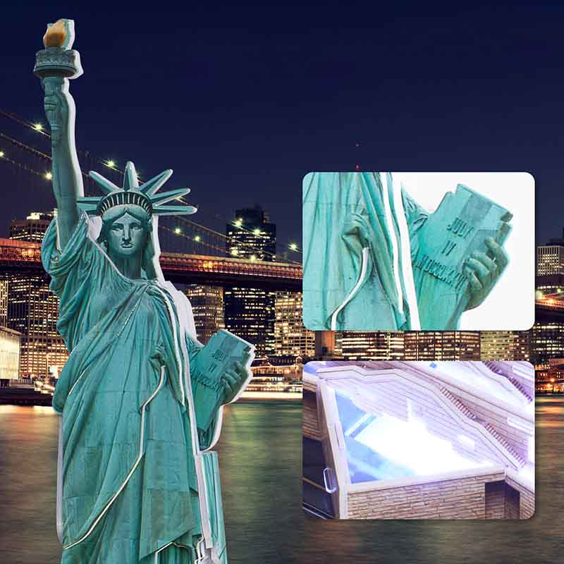 Estatua de la Libertad LED Night Edition Cubicfun