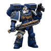 Ultramarines Vanguard Veteran with Chainsword and Bolt Pistol Warhammer Joytoy