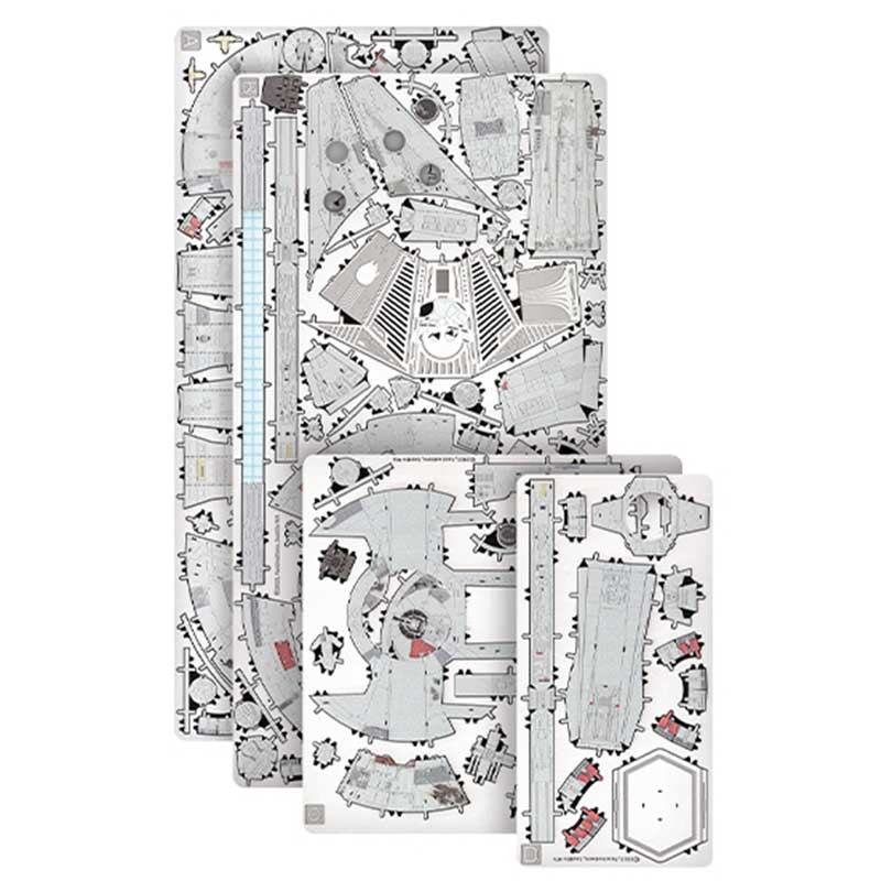 Star Wars Millennium Falcon Color Premium Puzzle 3D Metal Earth