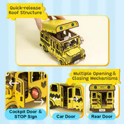 Snoopy Bus Escolar School Bus Puremind