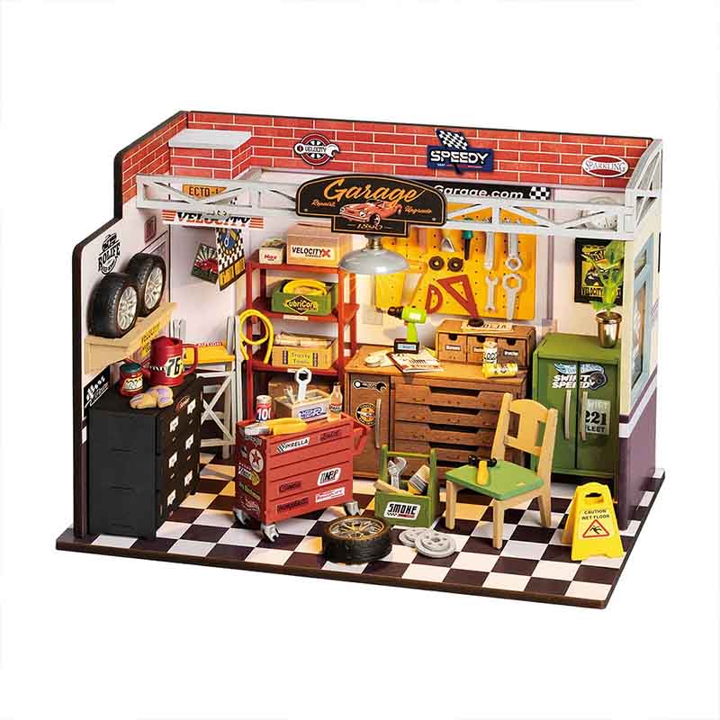 Garage Workshop Maqueta Miniatura Puzzle 3D ROBOTIME