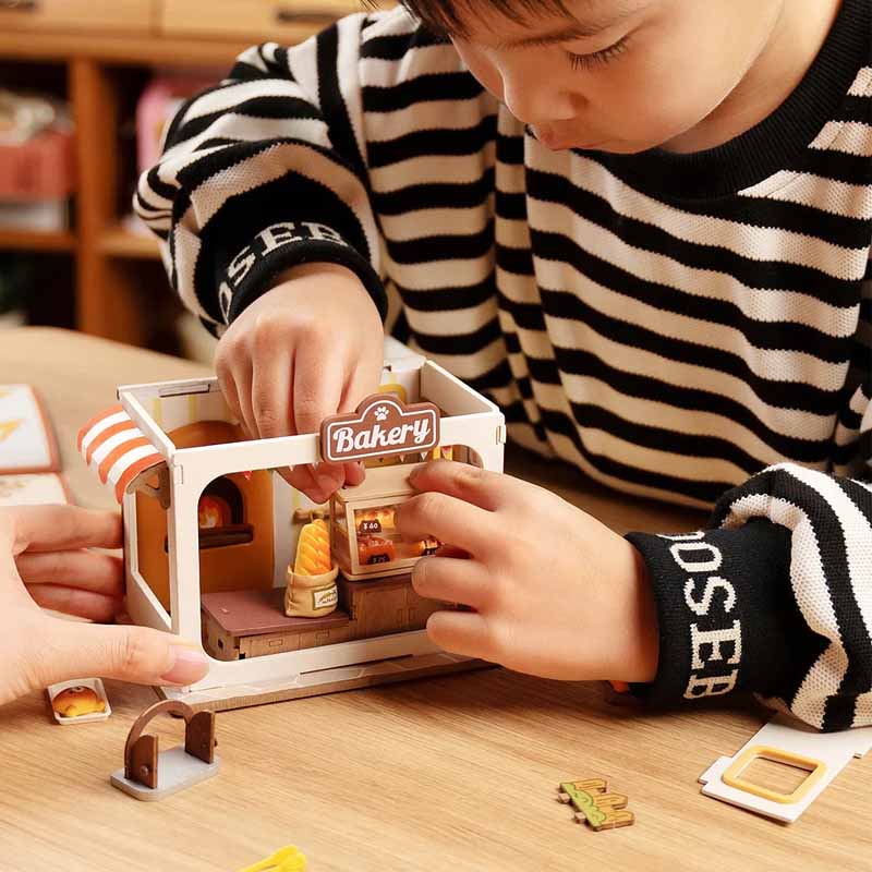 Teddys Bread box maqueta miniatura puzzle 3D ROBOTIME