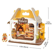 Teddys Bread box maqueta miniatura puzzle 3D ROBOTIME