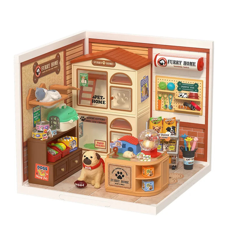 Furry Friends' Home Robotime DW027 · Playmore