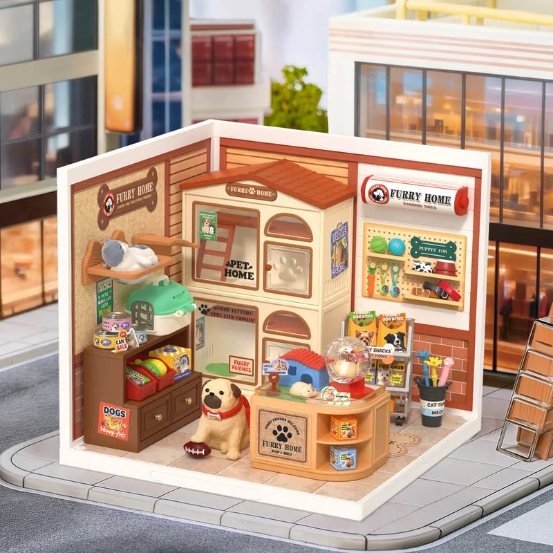 Furry Friends' Home Robotime DW027 · Playmore