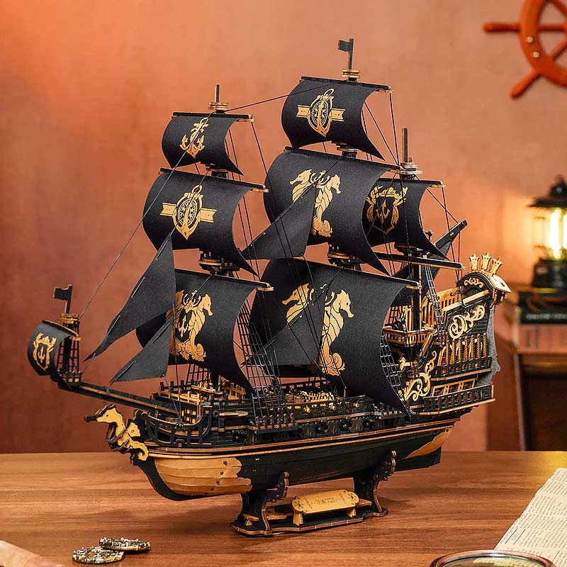 Barco Velero Seahorse Robotime Rokr