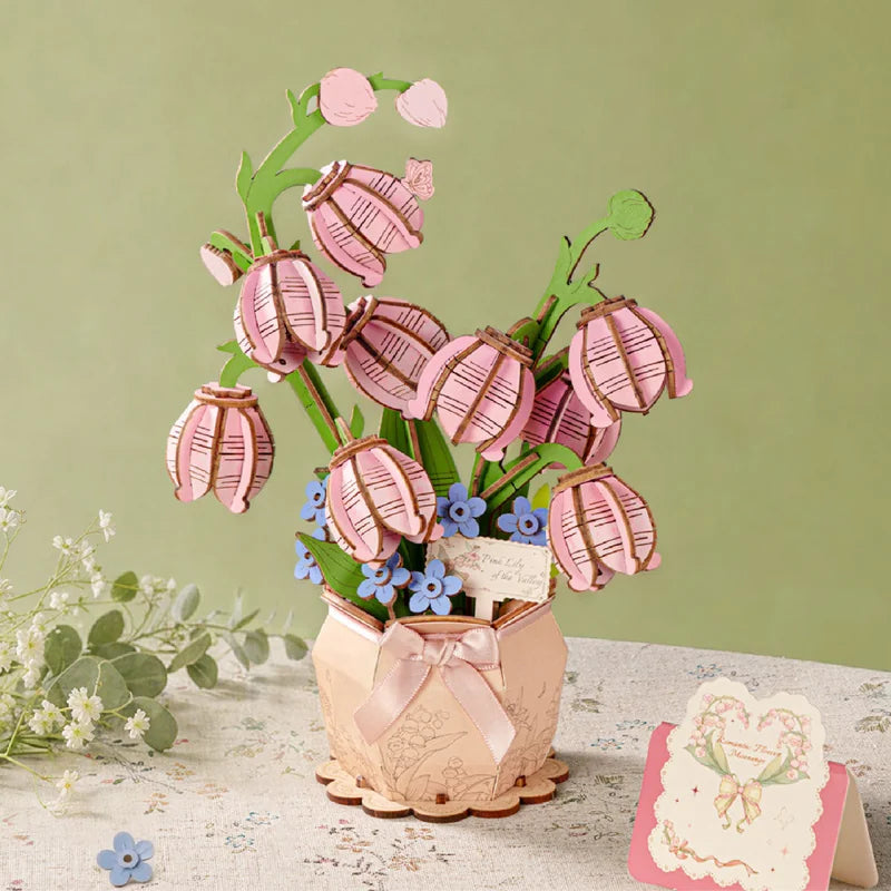 Pink Lily of the Valley Robotime TF003 · Playmore