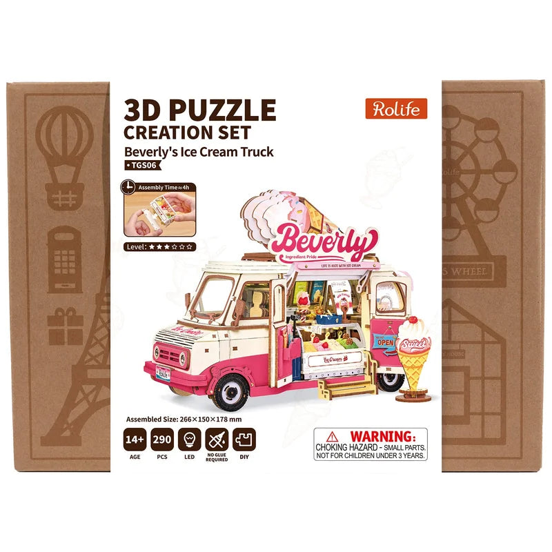 Beverly's Ice Cream Truck Robotime TGS06 · Playmore