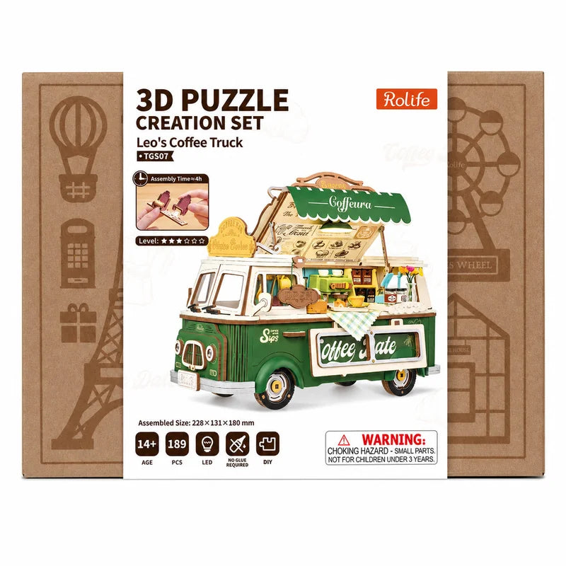 Leo's Coffee Truck Robotime TGS07 · Playmore