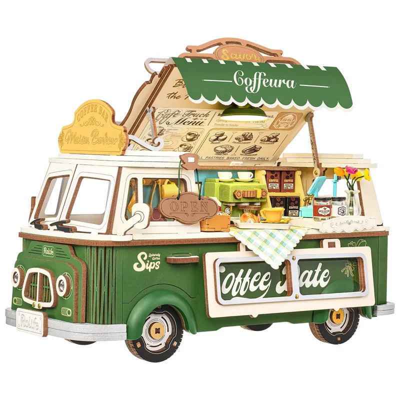 Leo's Coffee Truck Robotime TGS07 · Playmore