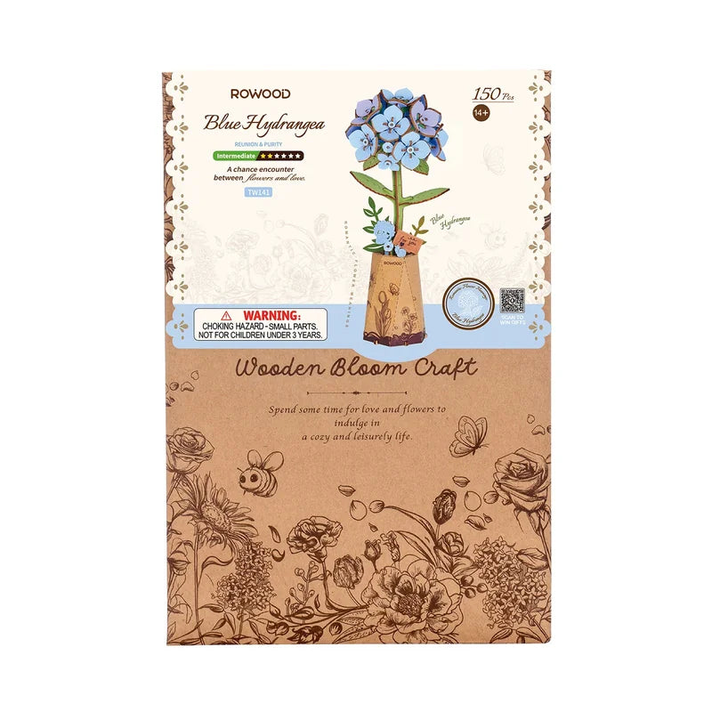 Blue Hydrangea Robotime TW141 · Playmore