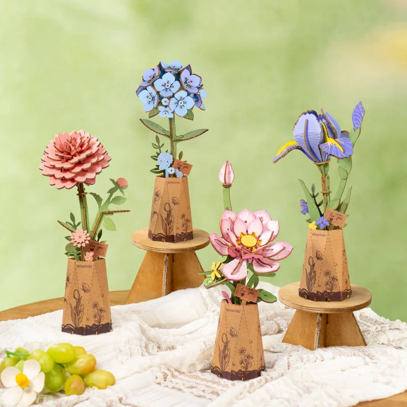 Blue Hydrangea Robotime TW141 · Playmore