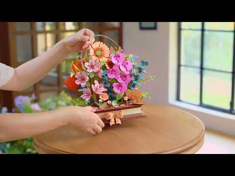 Flor Wooden Blooming Book Rolife