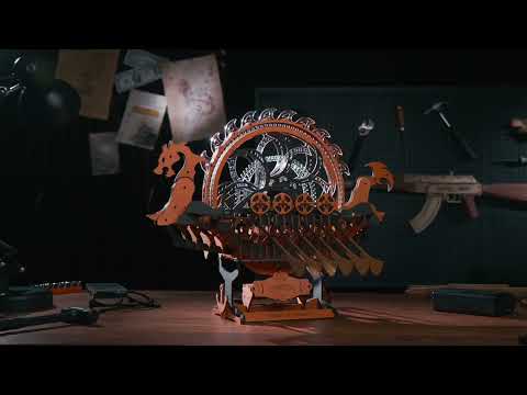 Barco Vikingo Dragon Drakkar Robotime Rokr