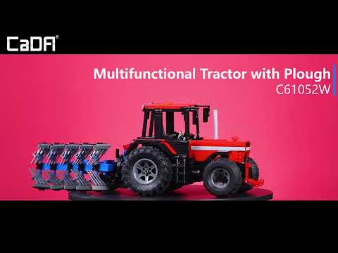 Tractor Agrícola Radio Control Armable 1675 Piezas Eric Trax