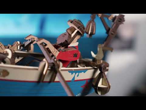 Barco Pescador Ocean Fisher Robotime Rokr