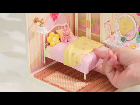 Super Creator Lovely Pink Bedroom Rolife