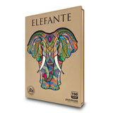 Rompecabeza de Madera Elefante Playmore