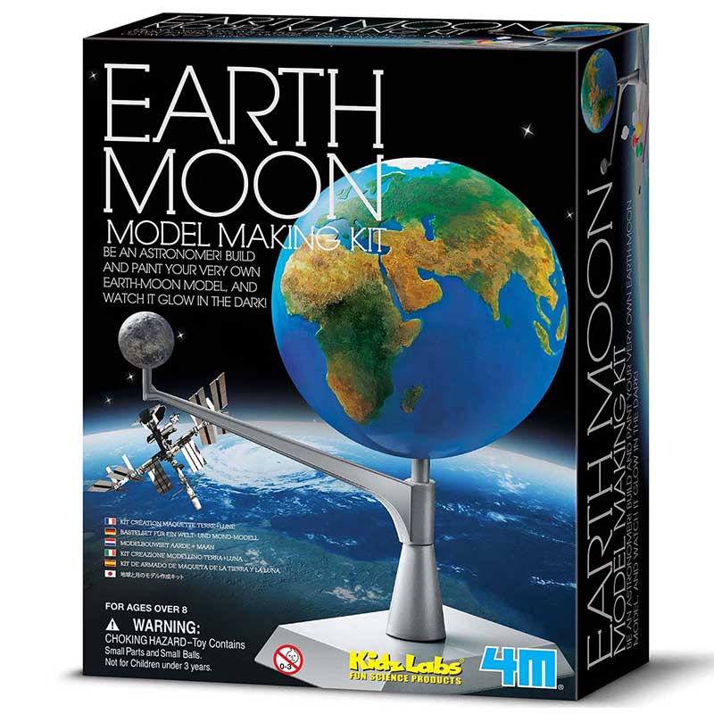 Modelo Tierra y Luna Kit de Ciencias Kidz Labs