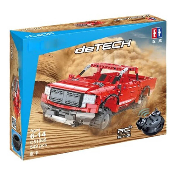 Camioneta Pickup Radio Control Armable 549 Piezas