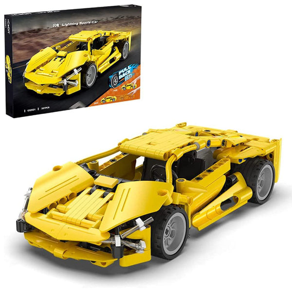 Deportivo Lightning Armable 357 Piezas Escala 1:18 Pull Back