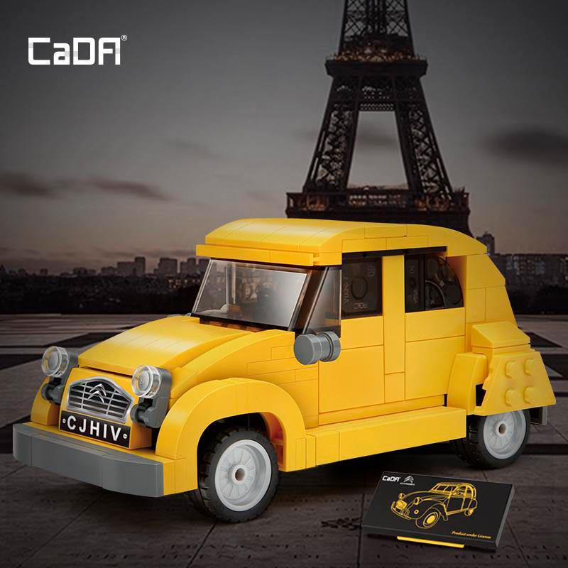 Citroneta Citroen 2CV Armable 298 Piezas Escala 1:24