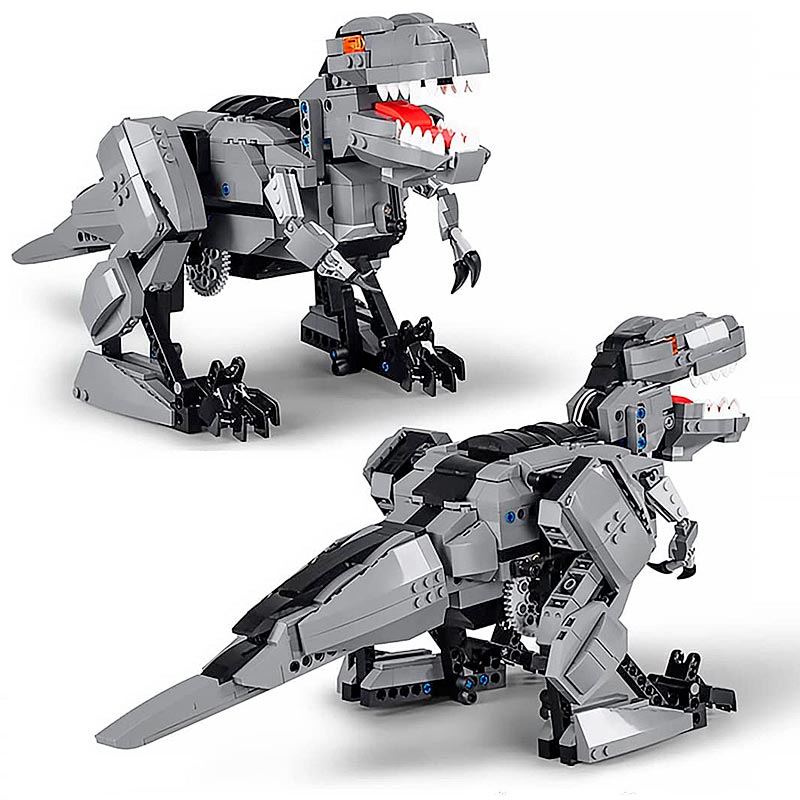 Robot Dino T-Rex Programable 701 Piezas Radio Control Dual