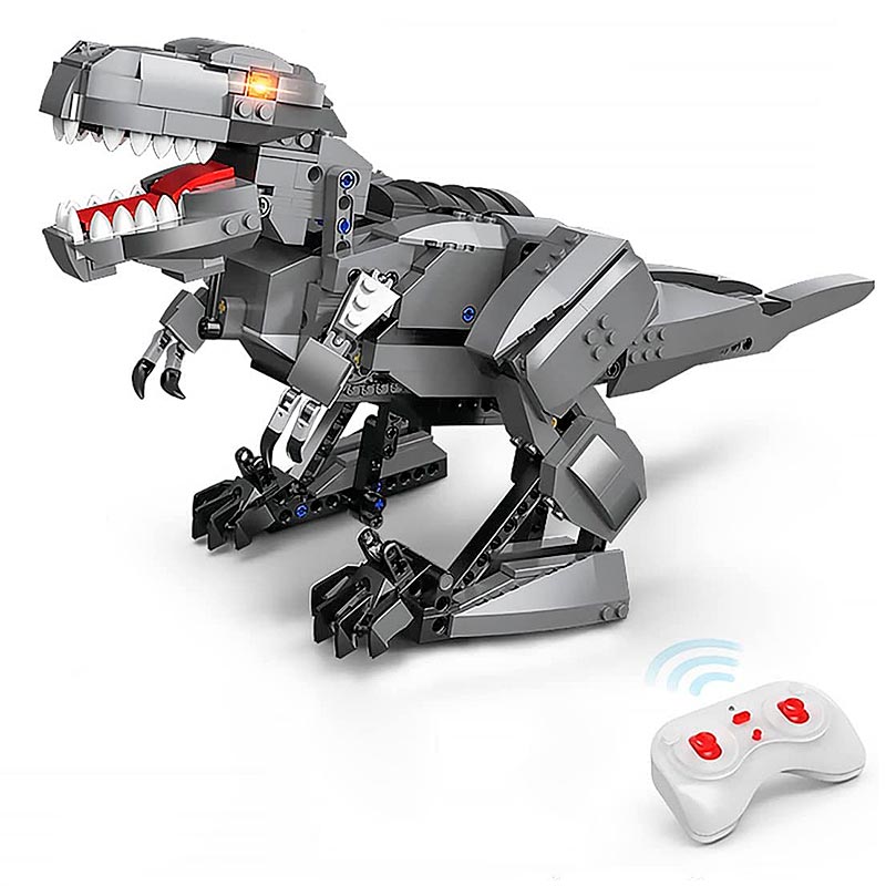 Robot Dino T-Rex Programable 701 Piezas Radio Control Dual