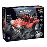 Jeep Off Road 4x4 Radio Control LED Armable 1941 Piezas CaDA