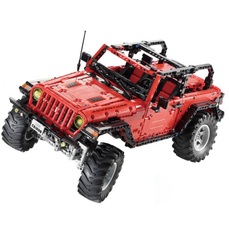 Jeep Off Road 4x4 Radio Control LED Armable 1941 Piezas CaDA