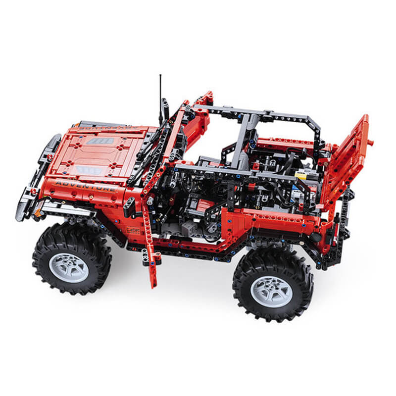 Jeep Off Road 4x4 Radio Control LED Armable 1941 Piezas CaDA