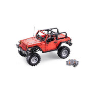 Jeep Off Road 4x4 Radio Control LED Armable 1941 Piezas CaDA
