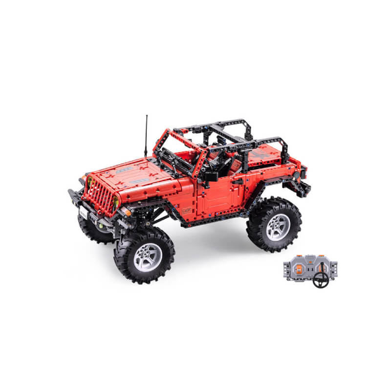 Jeep Off Road 4x4 Radio Control LED Armable 1941 Piezas