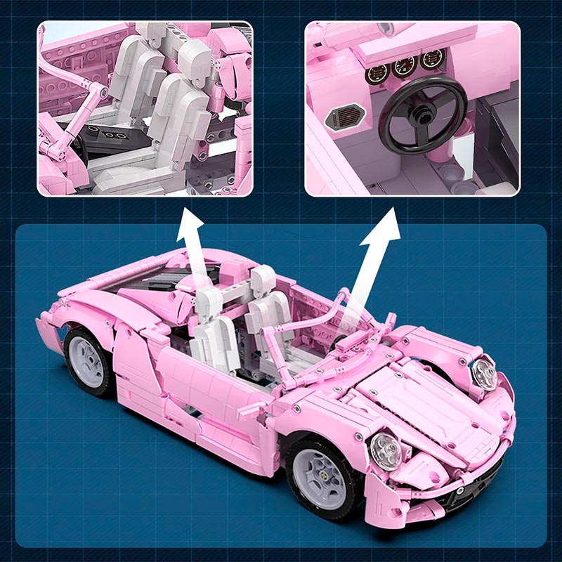 Pink Holiday Armable 1181 Piezas Escala 1:12 Mecánico
