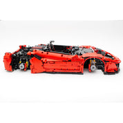 Deportivo Rosso Armable 3187 Piezas Escala 1:8 Mecánico