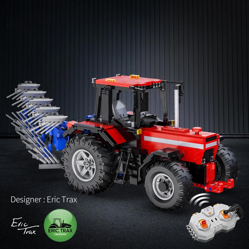 Tractor Agrícola Radio Control Armable 1675 Piezas Eric Trax
