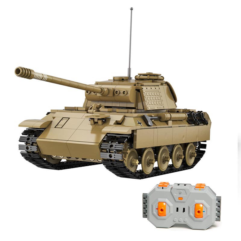 Tanque Aleman Panther Armable 907 Piezas Radio Control