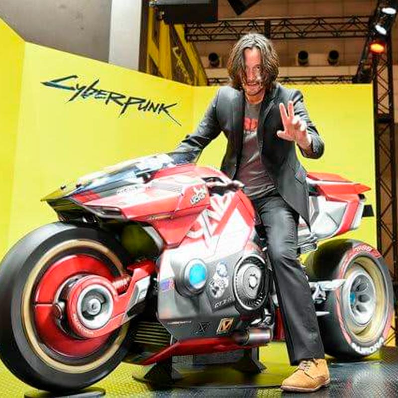 Cyberpunk Moto CT-3X Armable 451 Piezas Escala 1:6 Mecanico